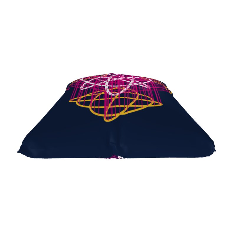 Orthographic Butterflies - Lissajous Figures Mathematical Art Pillow product image (3)