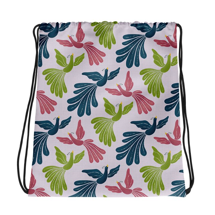 Mid-Century Modern Firebirds Drawstring Bag product image (1)