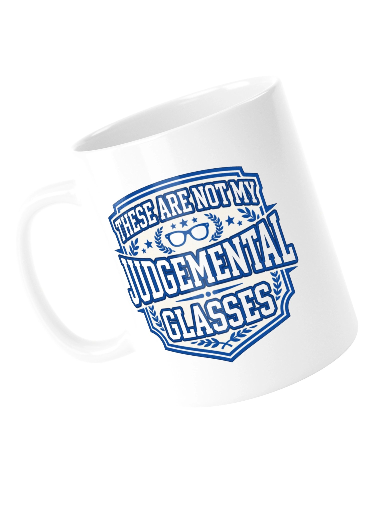 Not My Judgemental Glasses - Varsity Mug product image (13)