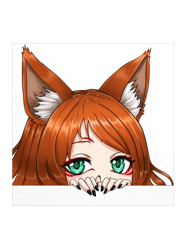 Peek-a-boo Autumn Sticker product image (1)