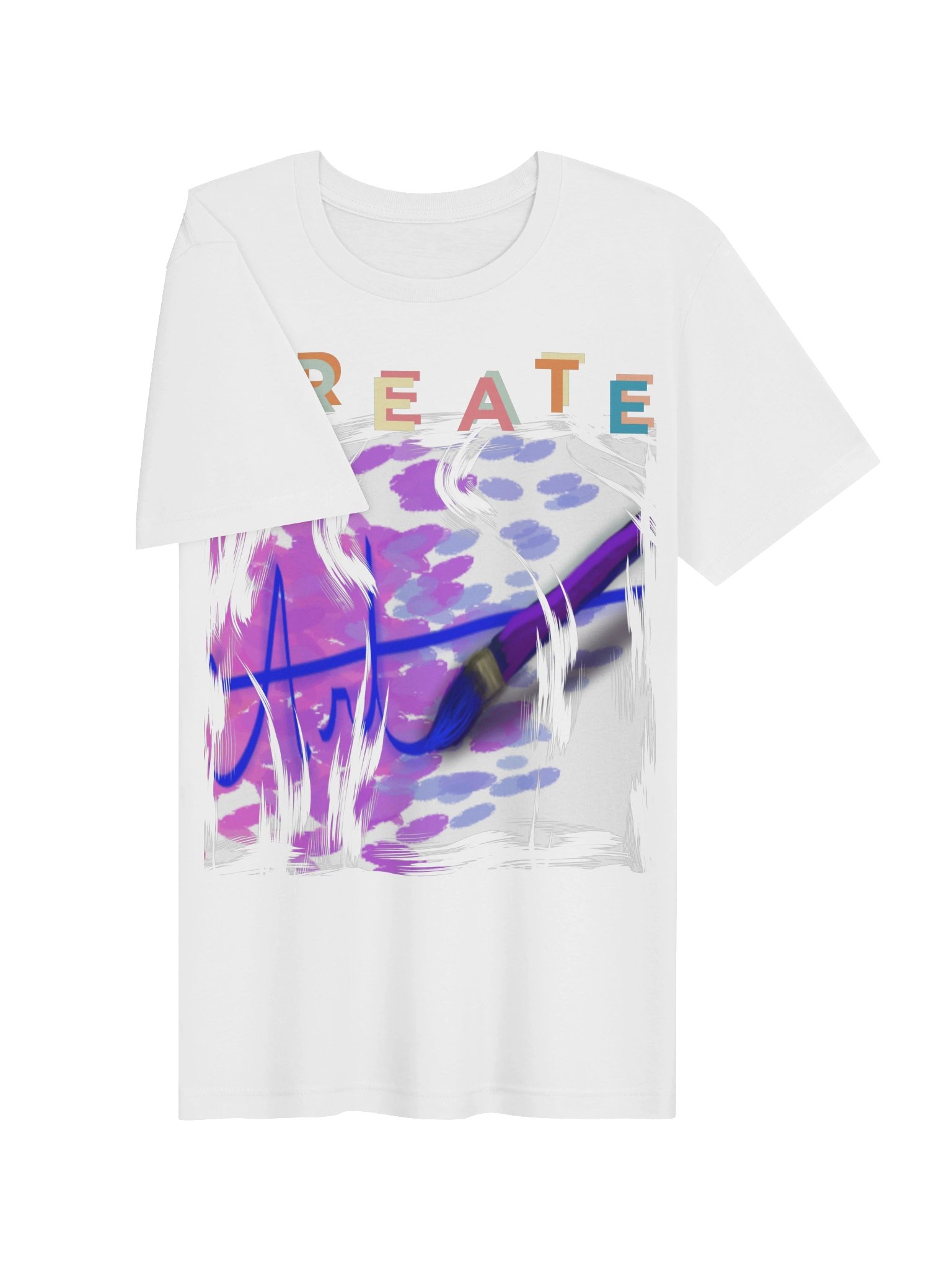 "Create Art" T-Shirt. Women's Bella+Canvas Supersoft T-Shirt product image (2)