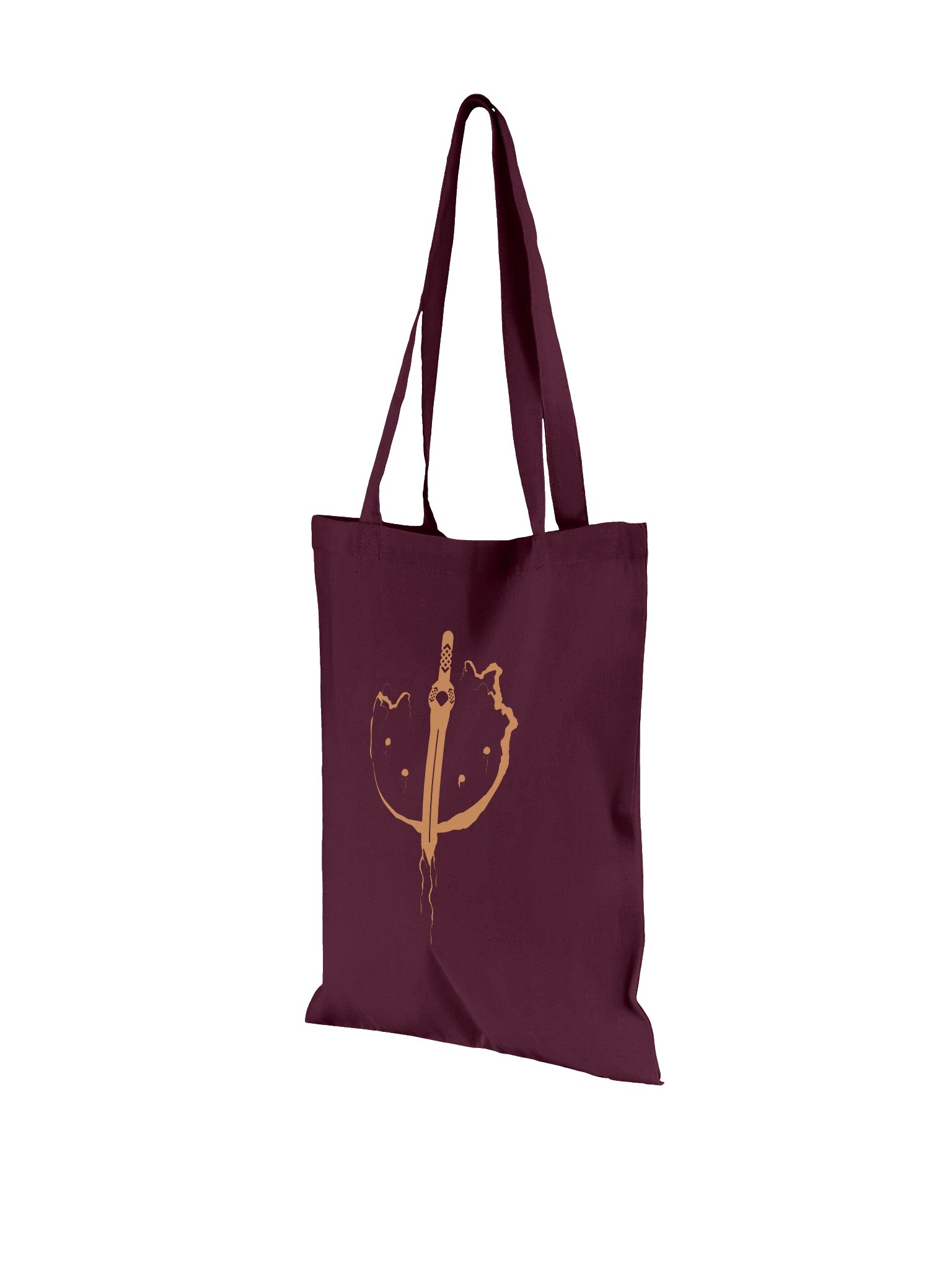 Oaths & Empires Burgundy and Gold Tote Bag product image (2)