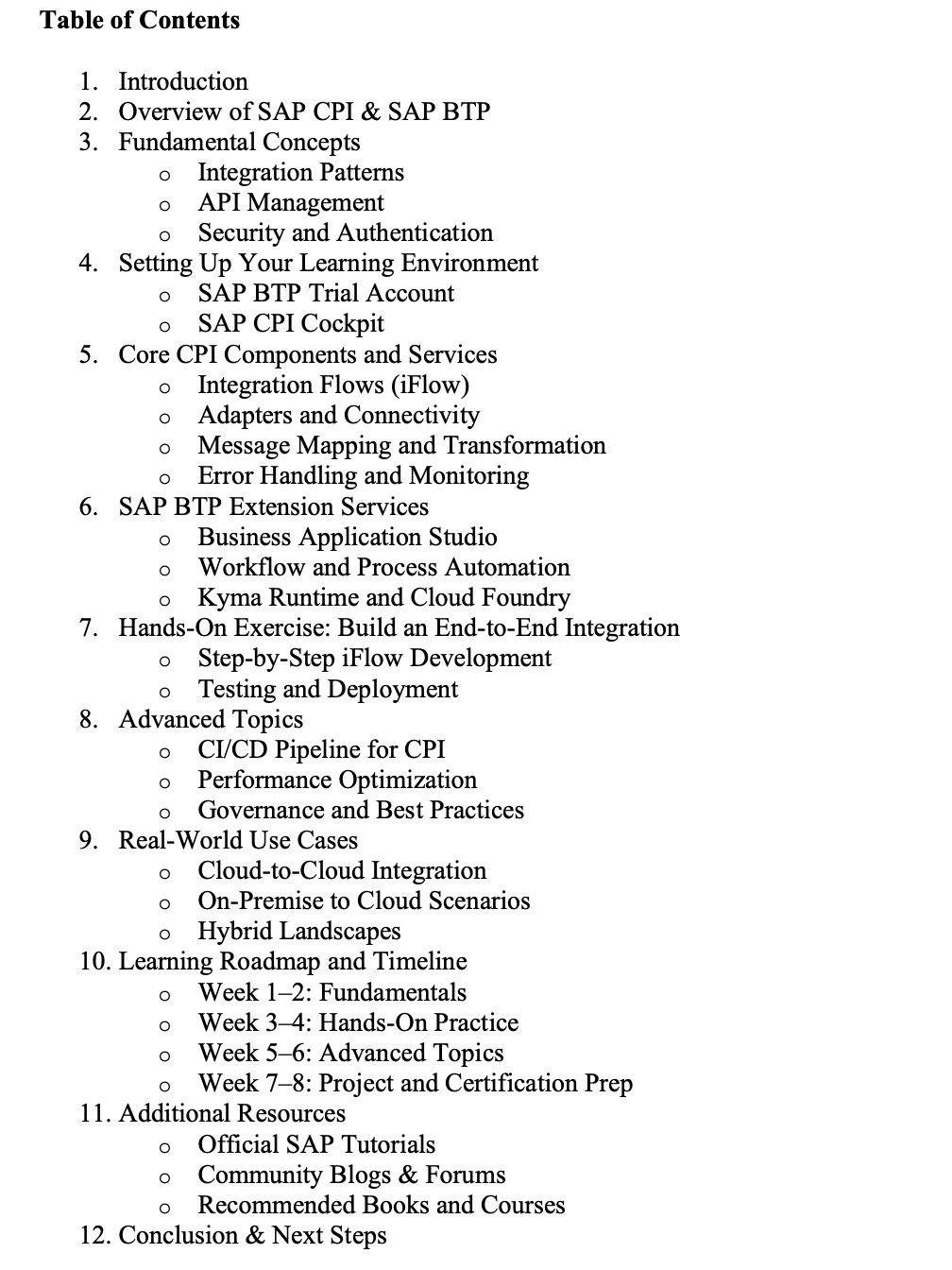 SAP Cloud Integration Comprehensive Guide (CPI & BTP) — 20-Page Step-by-Step Tutorial product image (2)