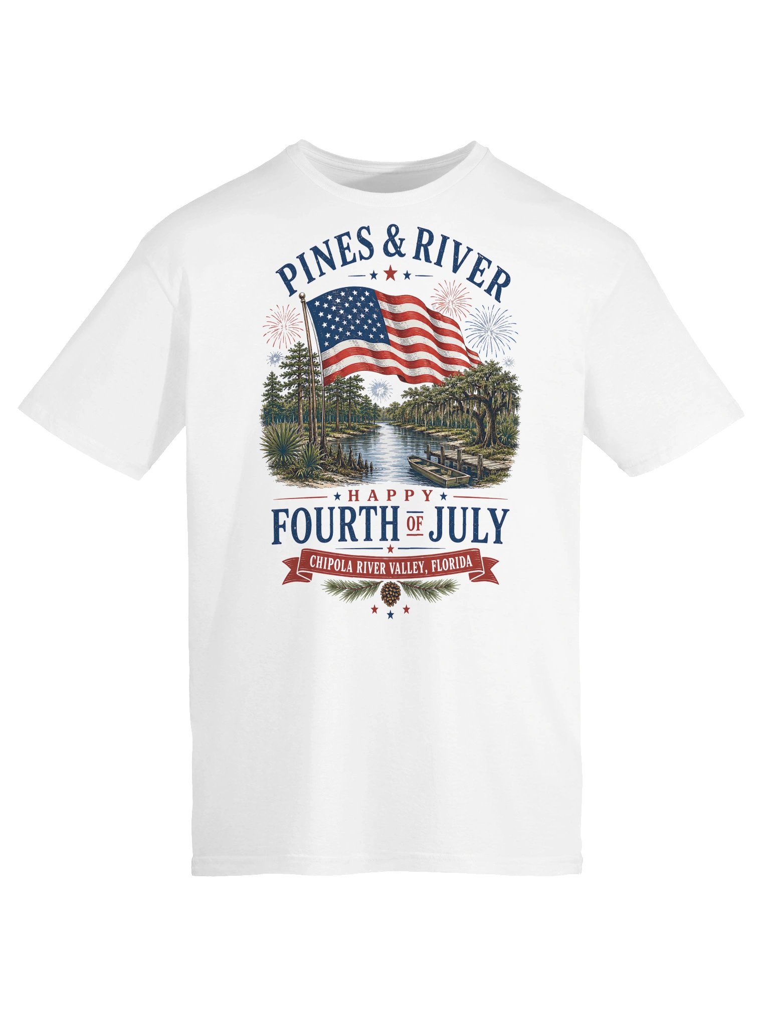 Pines & River Fourth of July Tee product image (6)