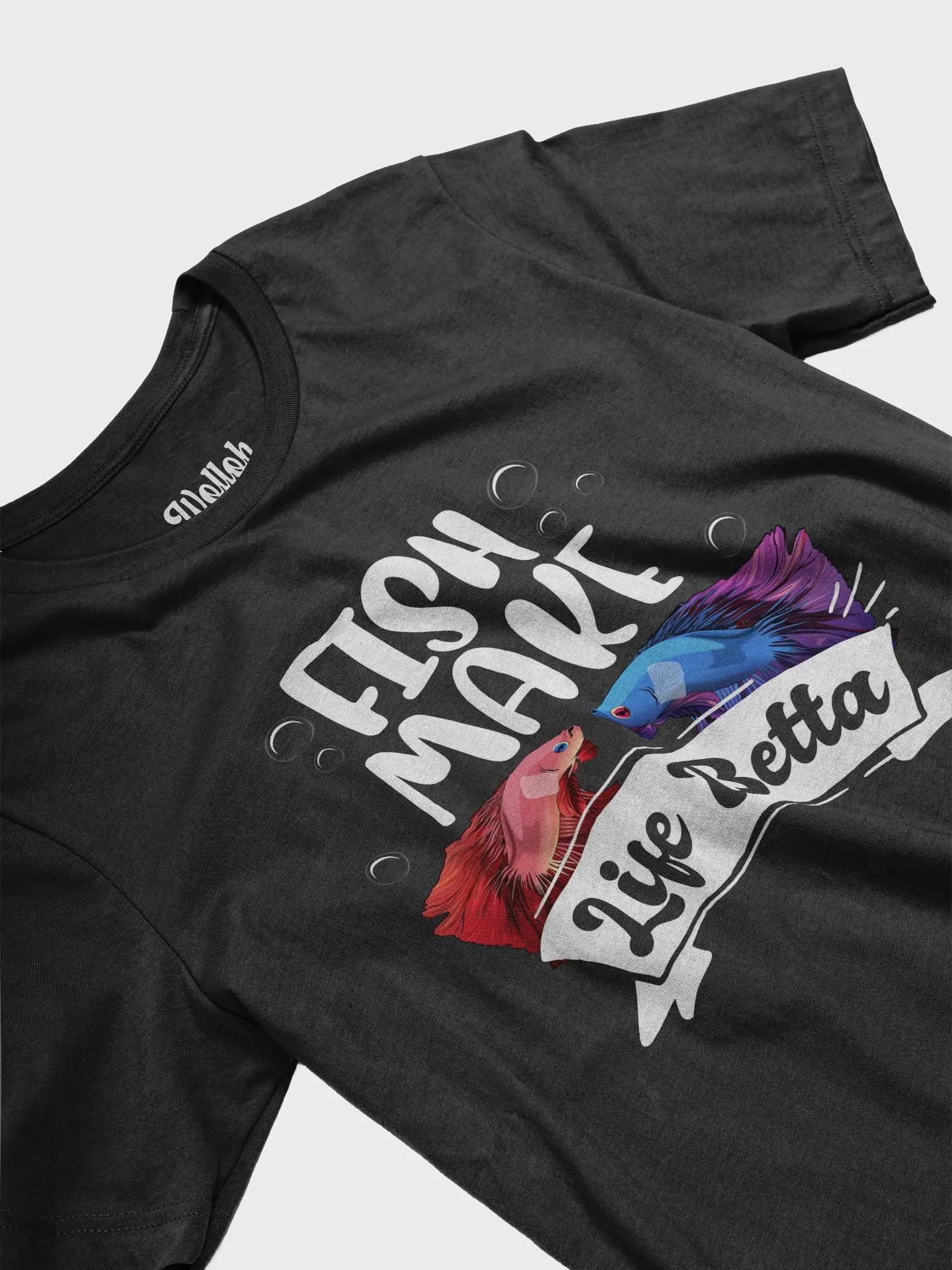 Fish Make Life Betta - Funny fish lover pun apparel product image (4)