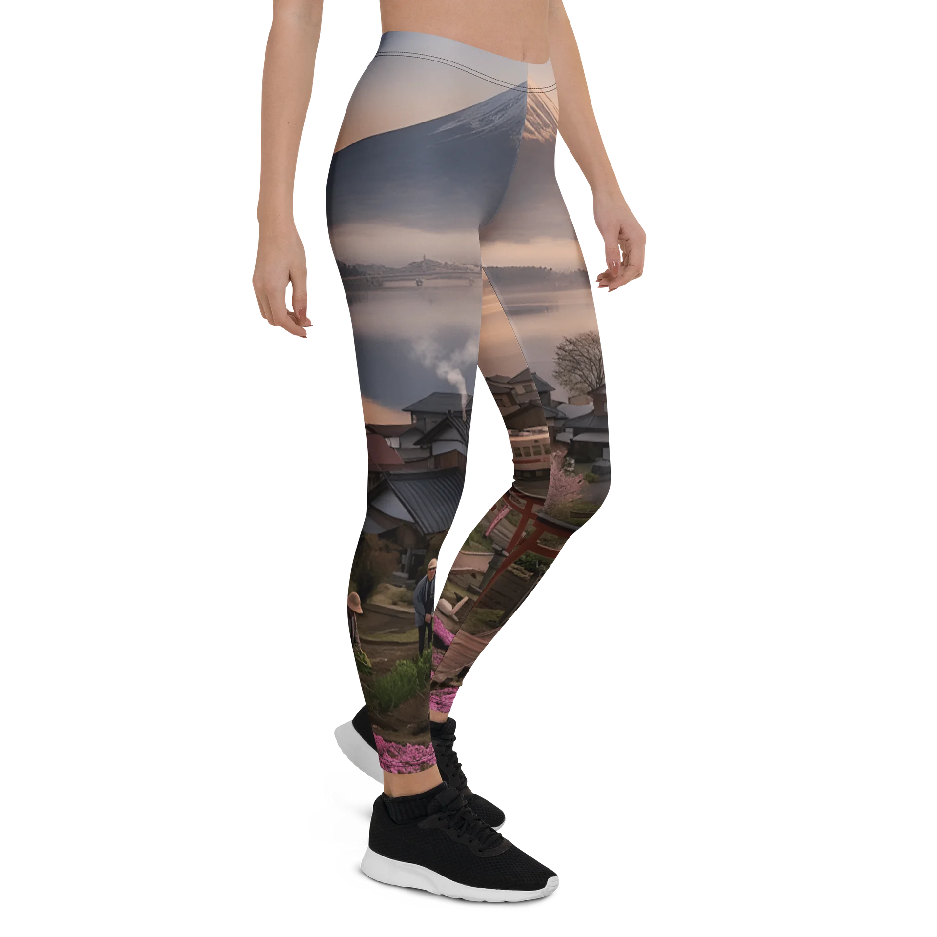 Mount Fuji Graphic Leggings | UPF 50+ Sun Protective Activewear product image (8)