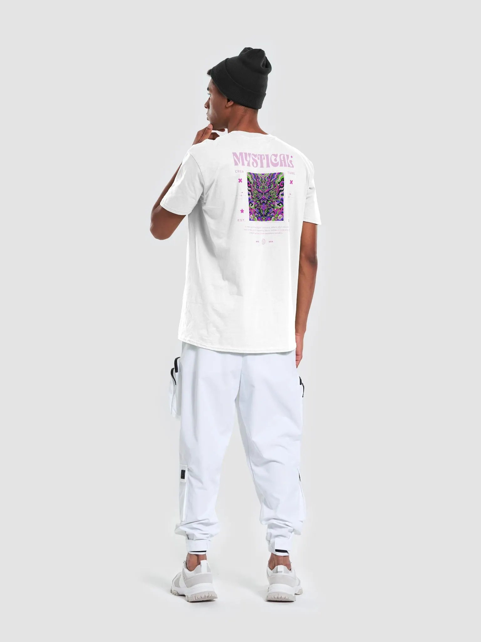 Psychedelic MYSTICAL Dragon Unisex T-Shirt product image (2)