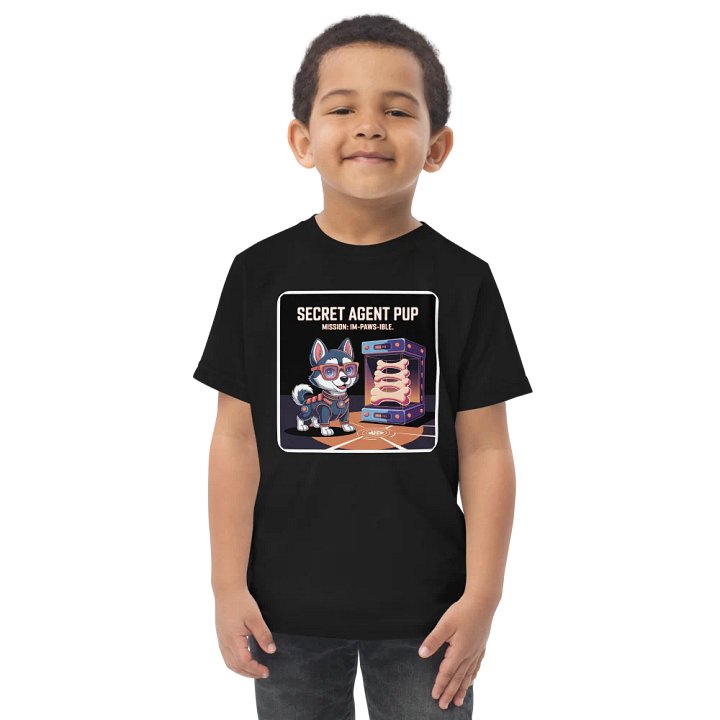 Secret Agent Pup Toddler Jersey product image (1)