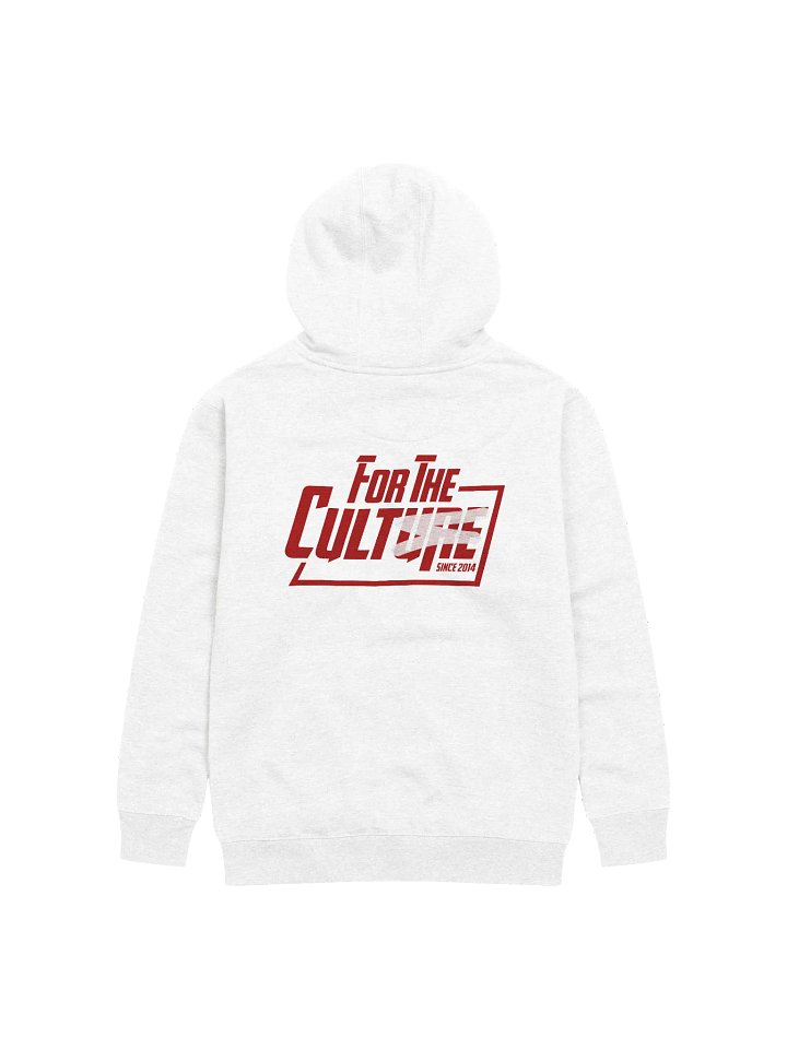 For the Culture Red / White Hoodie product image (1)