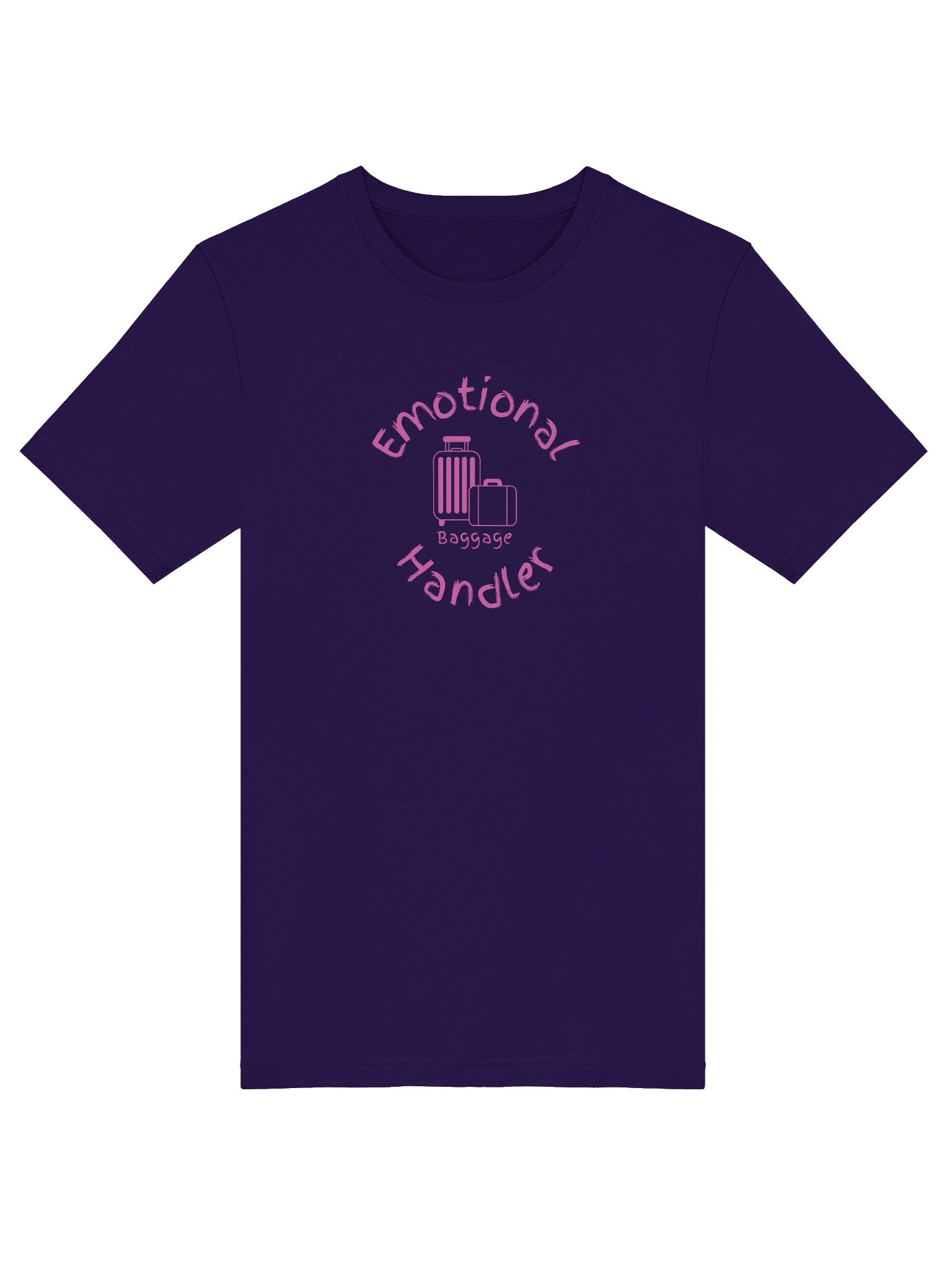 Emotional Baggage Handler Unisex T-Shirt Pink Graphic product image (1)