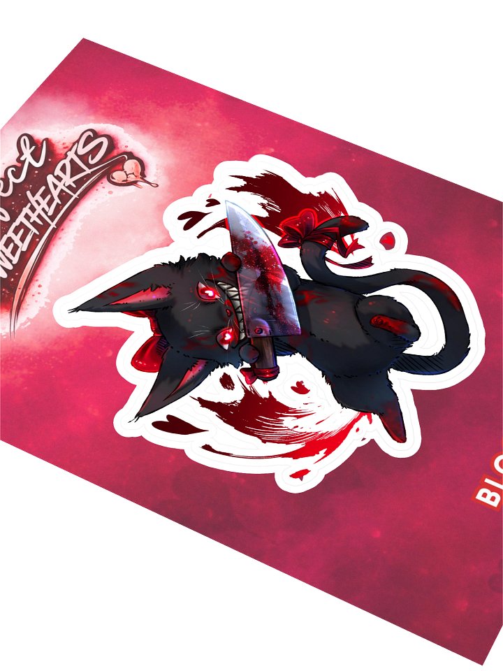 Purrfect Sweethearts | Blood Oath Sticker product image (2)