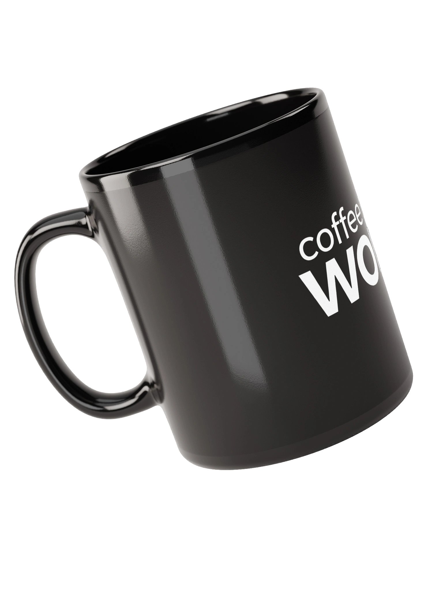 Black Glossy Mug - Coffee Before Words product image (5)
