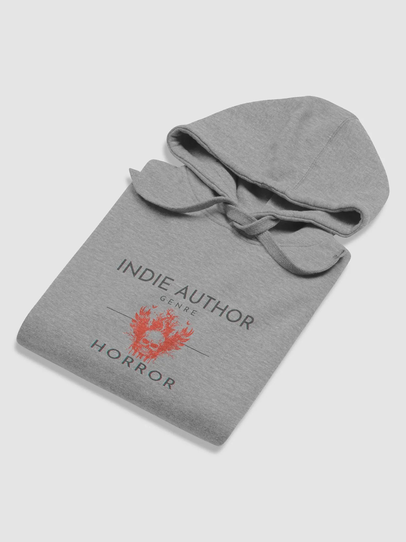 Indie Author Genre Horror - Grey Unisex Hoodie product image (6)