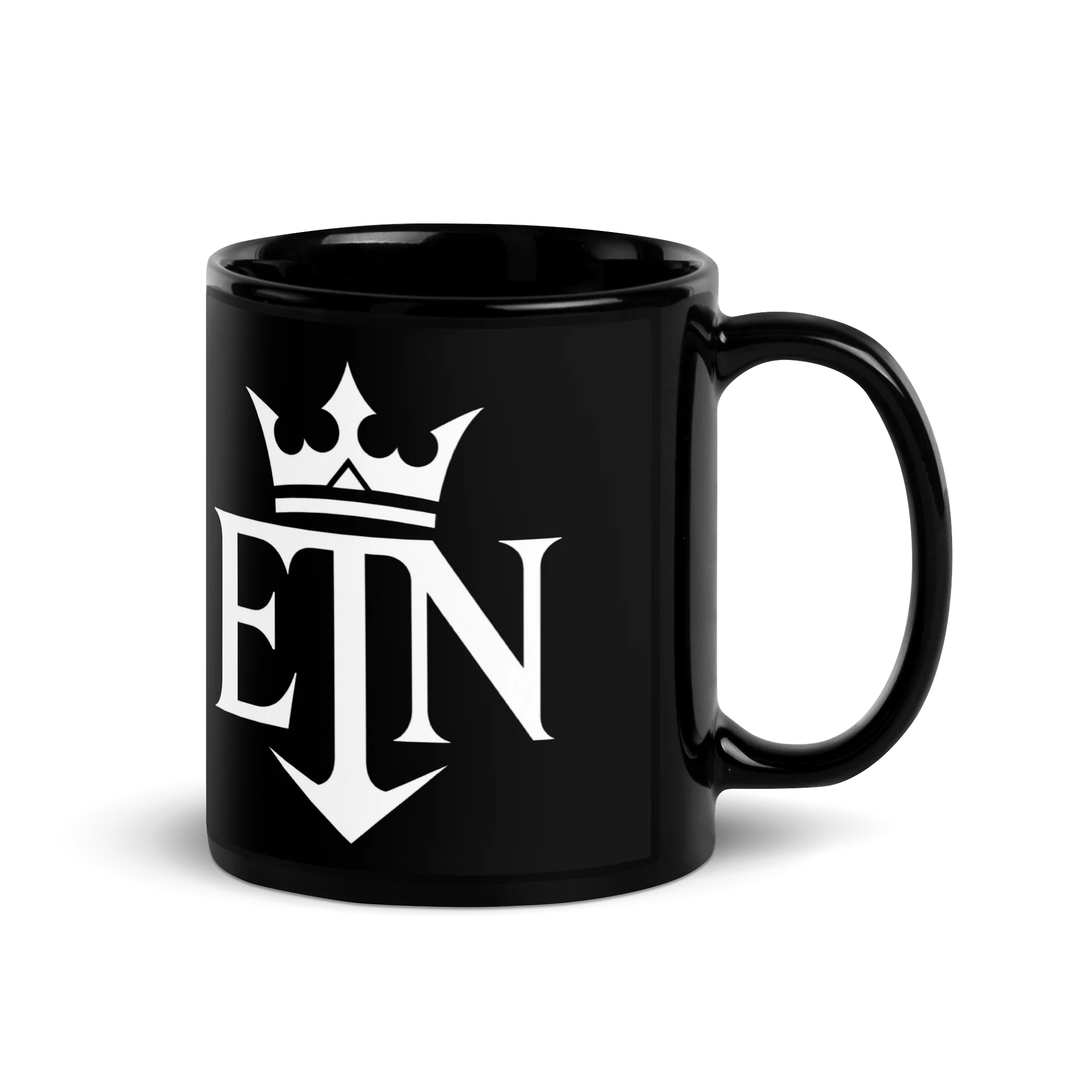 Elite Team Network Koffee Mug (White On Black) product image (3)