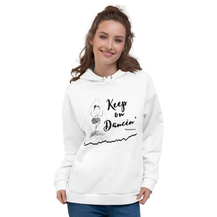 Keep Dancin' - White PULLOVER Hoodie product image (2)