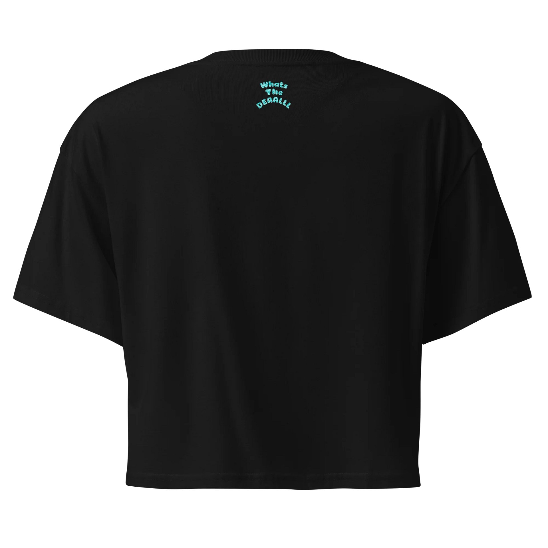 "Ducc Face" Embroidered Crop Top product image (2)