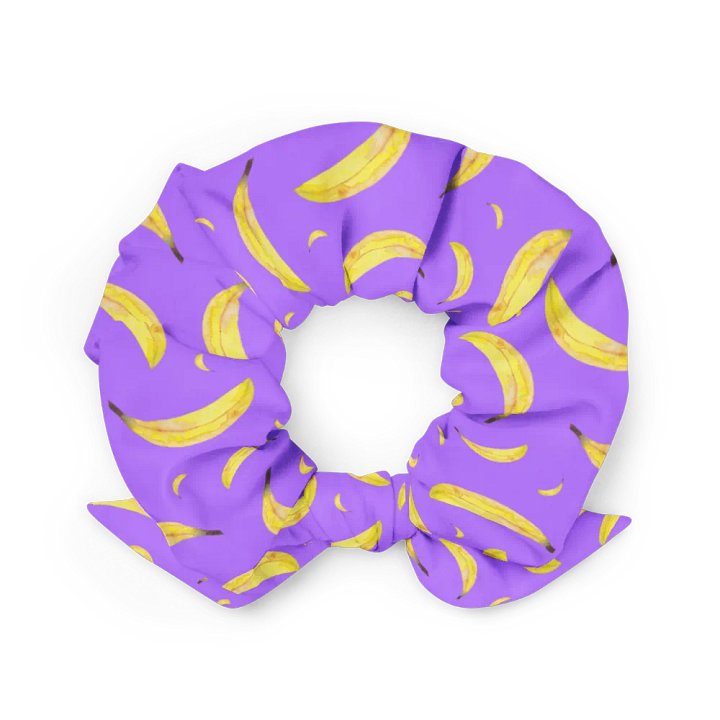 Bananapalooza purple scrunchie product image (2)