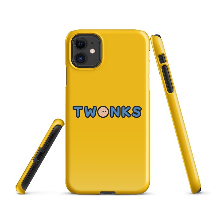 Twonks Logo Phone Case - Yellow product image (1)