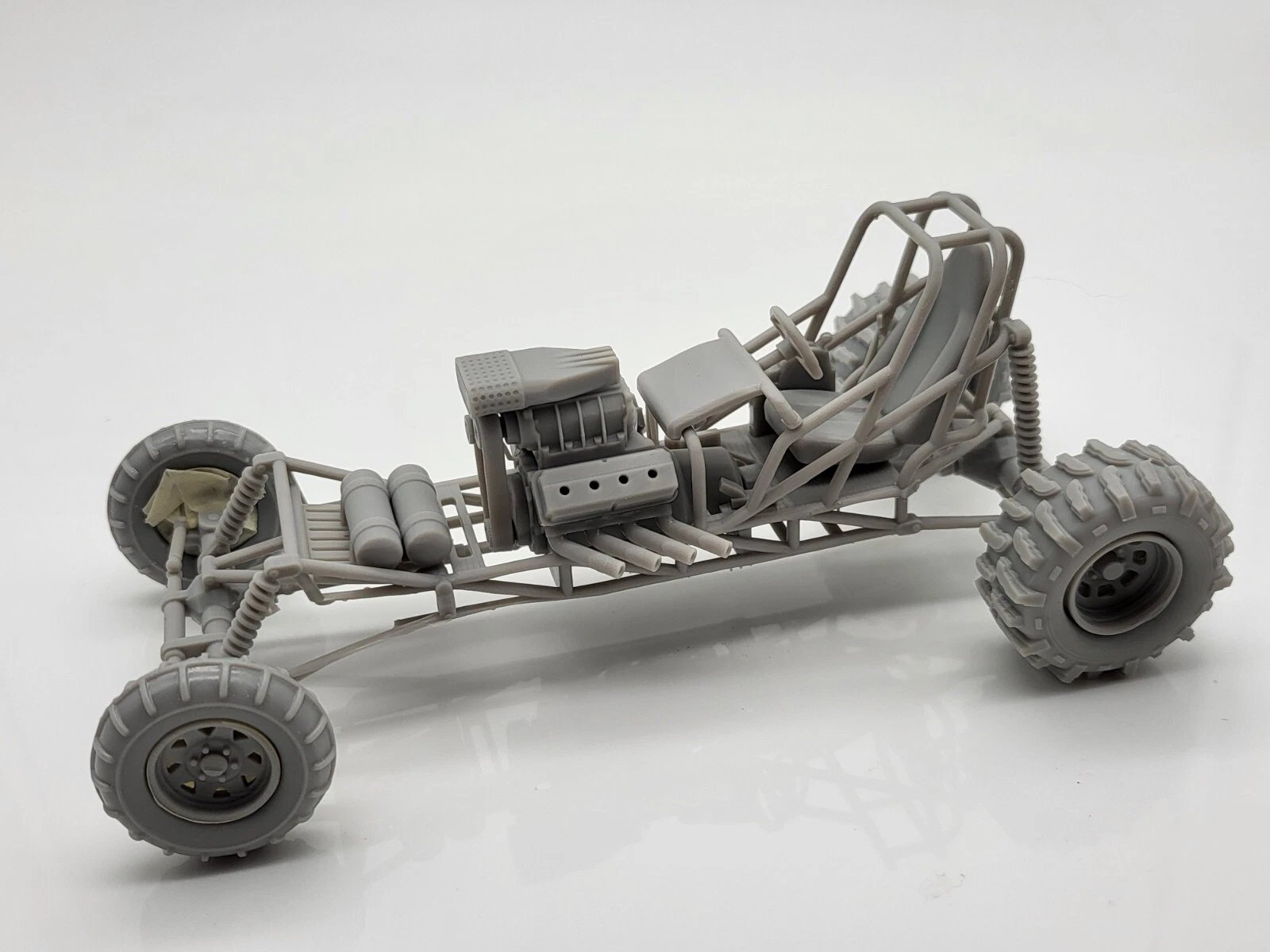 Mud Dragster 4x4 Fully Detailed 1/25 Scale Model Kit product image (1)