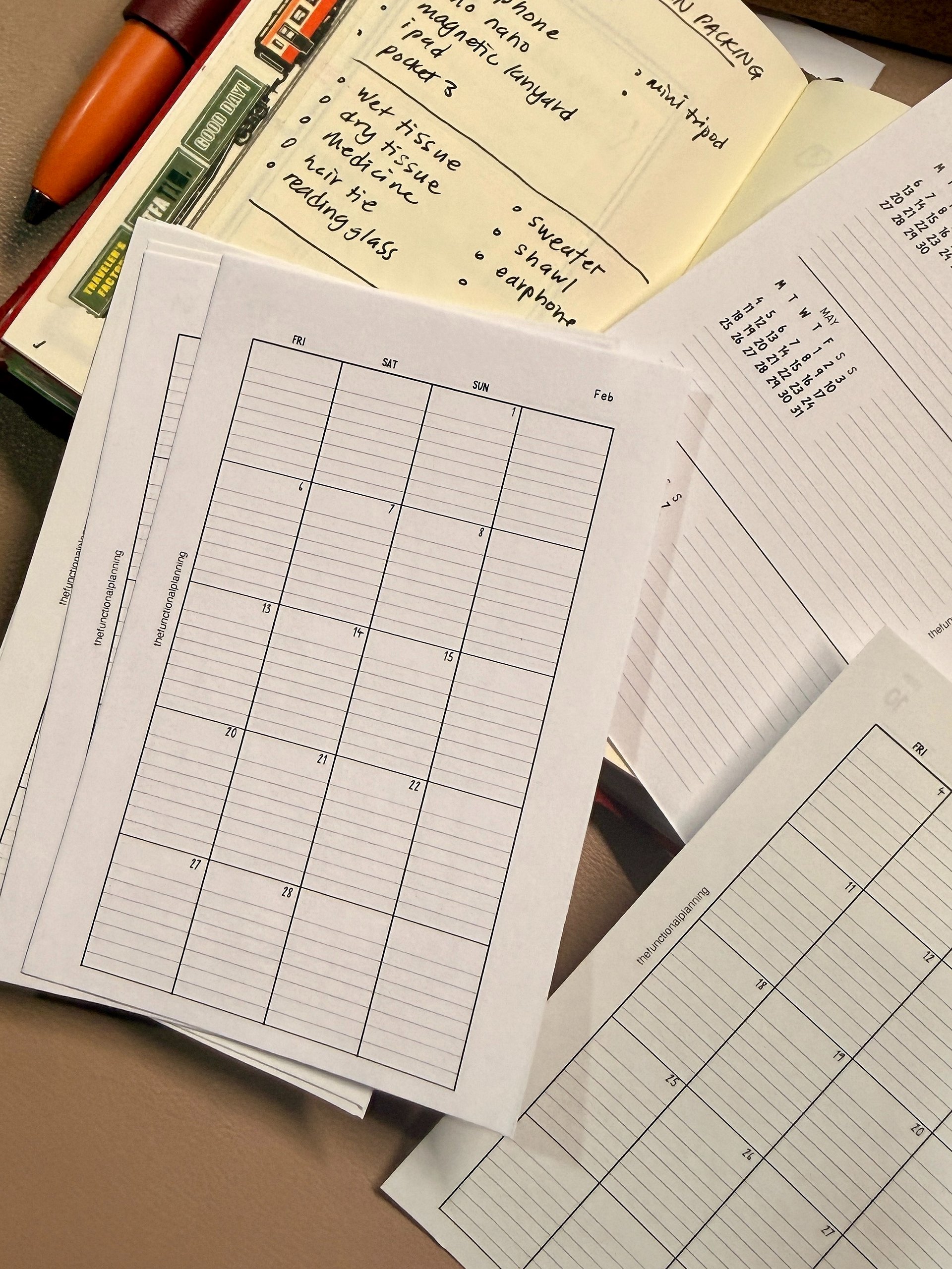 Dated Monthly Calendar with Quarterly Planner - Pocket product image (1)