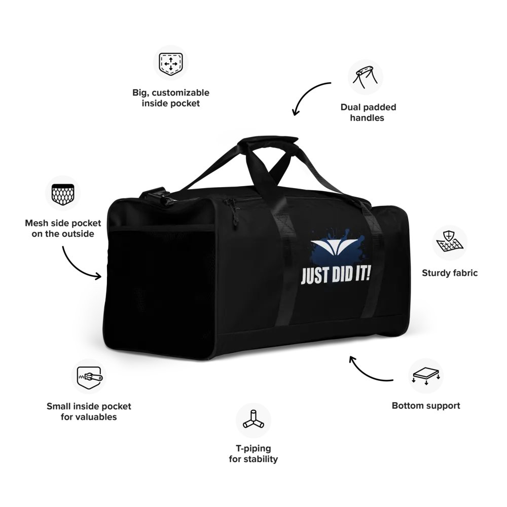 Just Did It! Blue Splatter Duffle Bag product image (10)