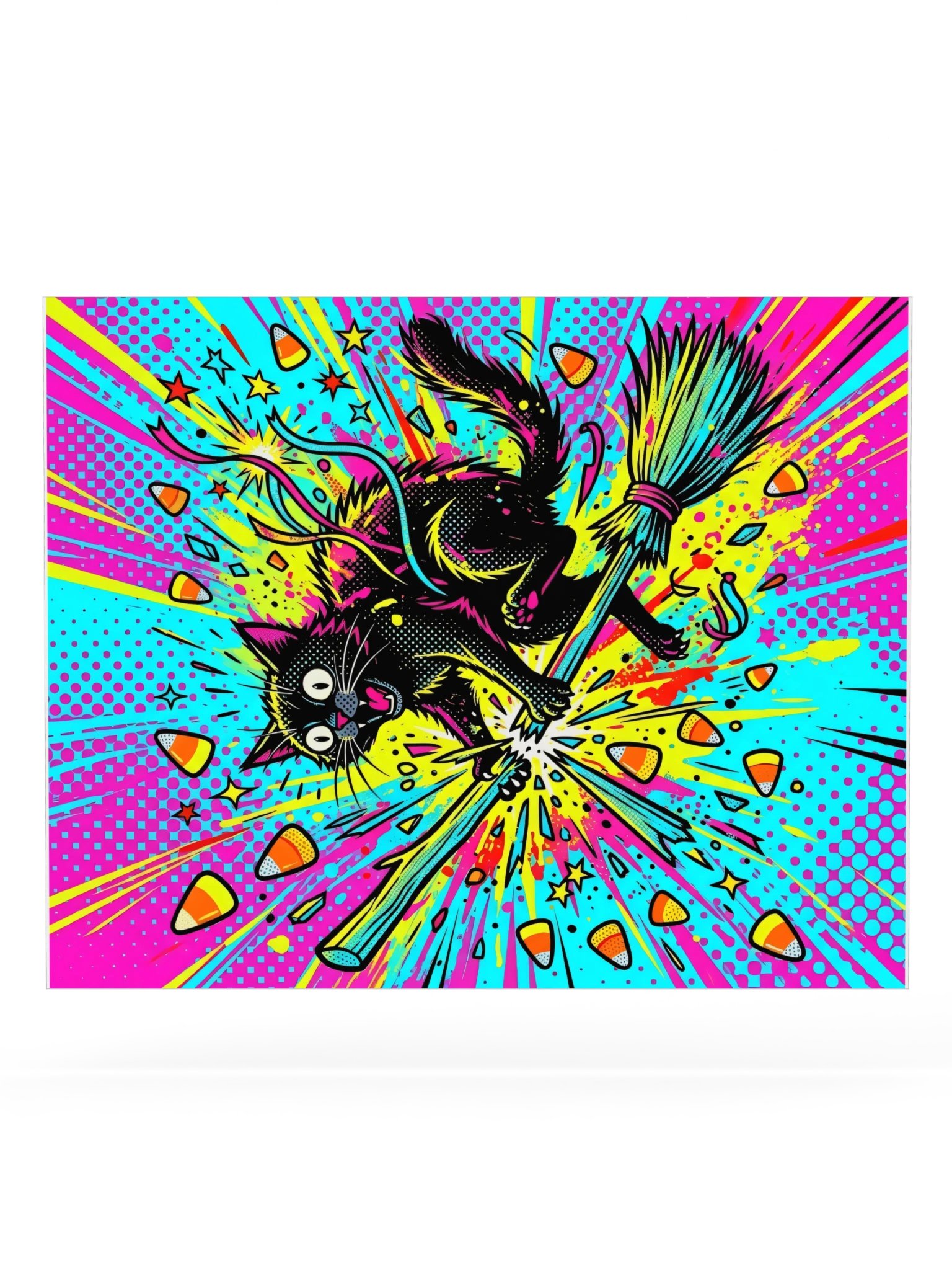 Broom Crash Cat Poster product image (20)