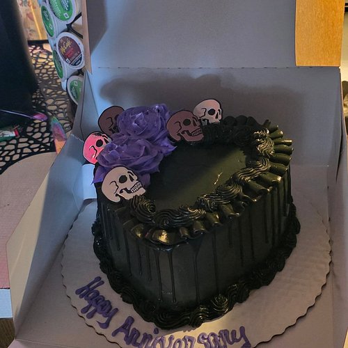Our anniversary cake that we got this year