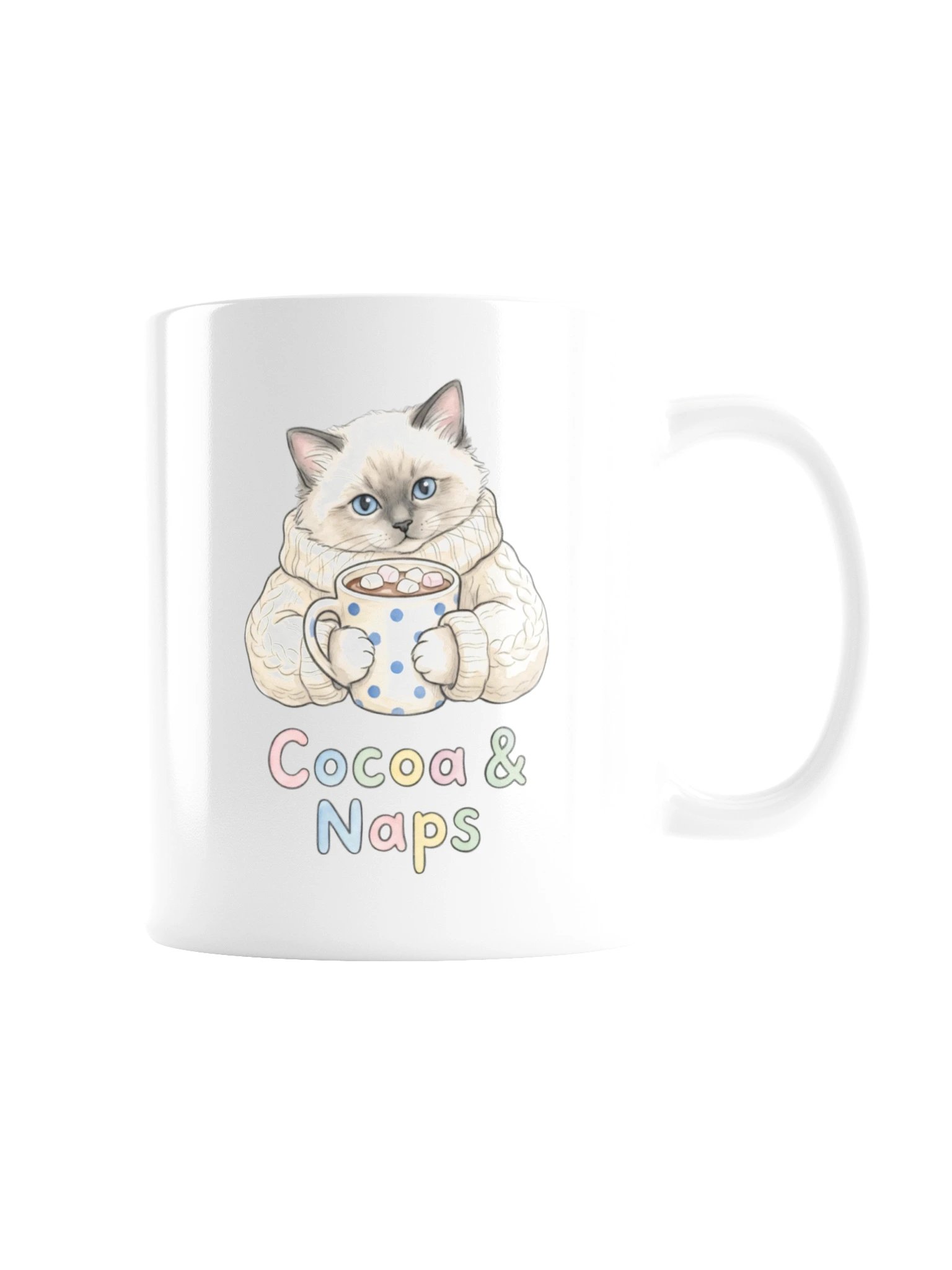 Cocoa Sweater Ragdoll Mug product image (3)