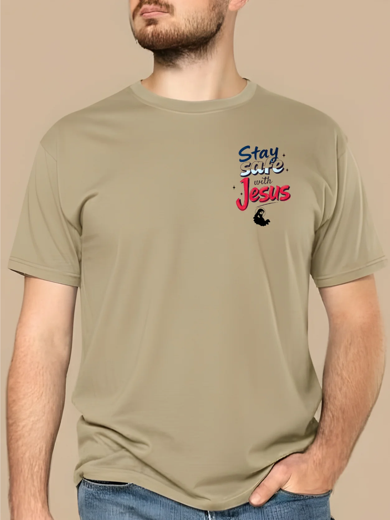 Stay Safe with Jesus Faith T-shirt product image (1)