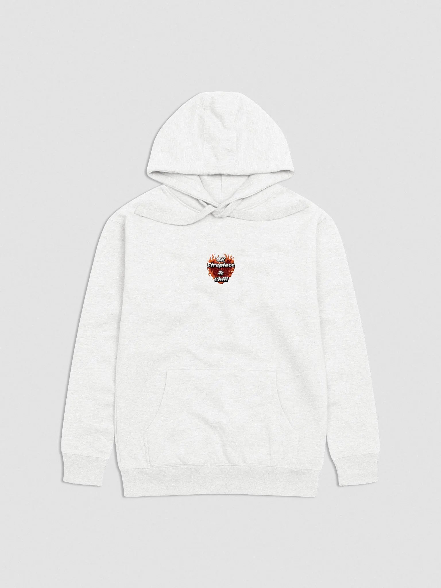 Flaming Heart - 4K Fireplace & Chill | Embroidered Hoodie product image (5)