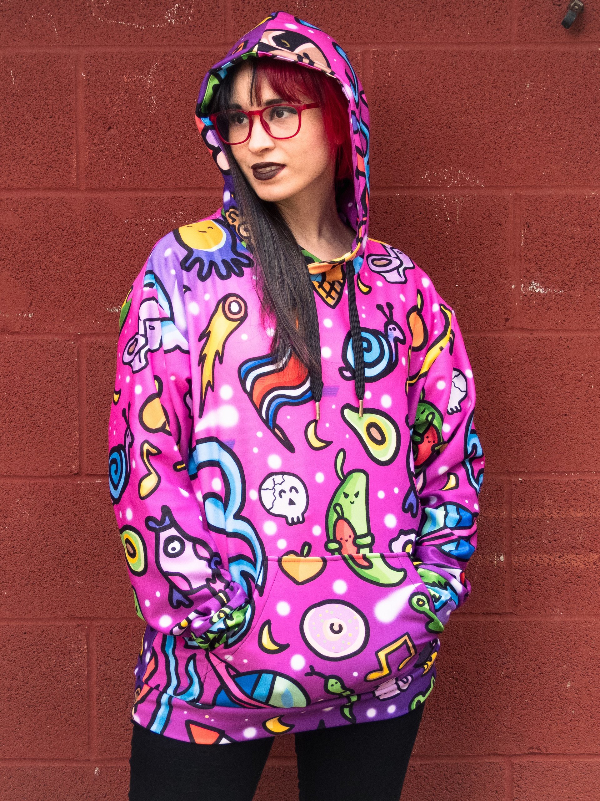 Purple Chaos Hoodie product image (7)