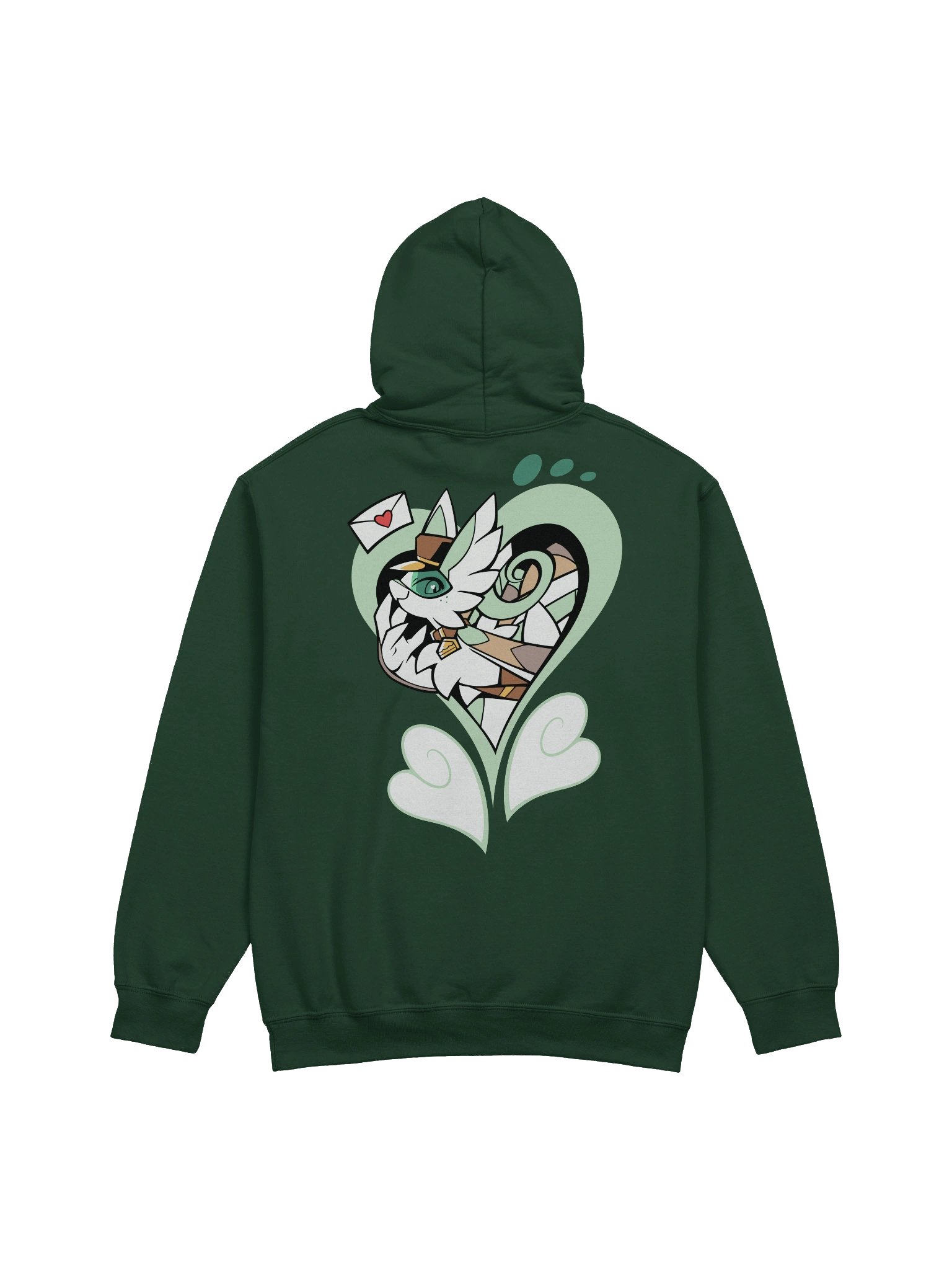 Love Letter Hoodie (Green Variant) product image (1)