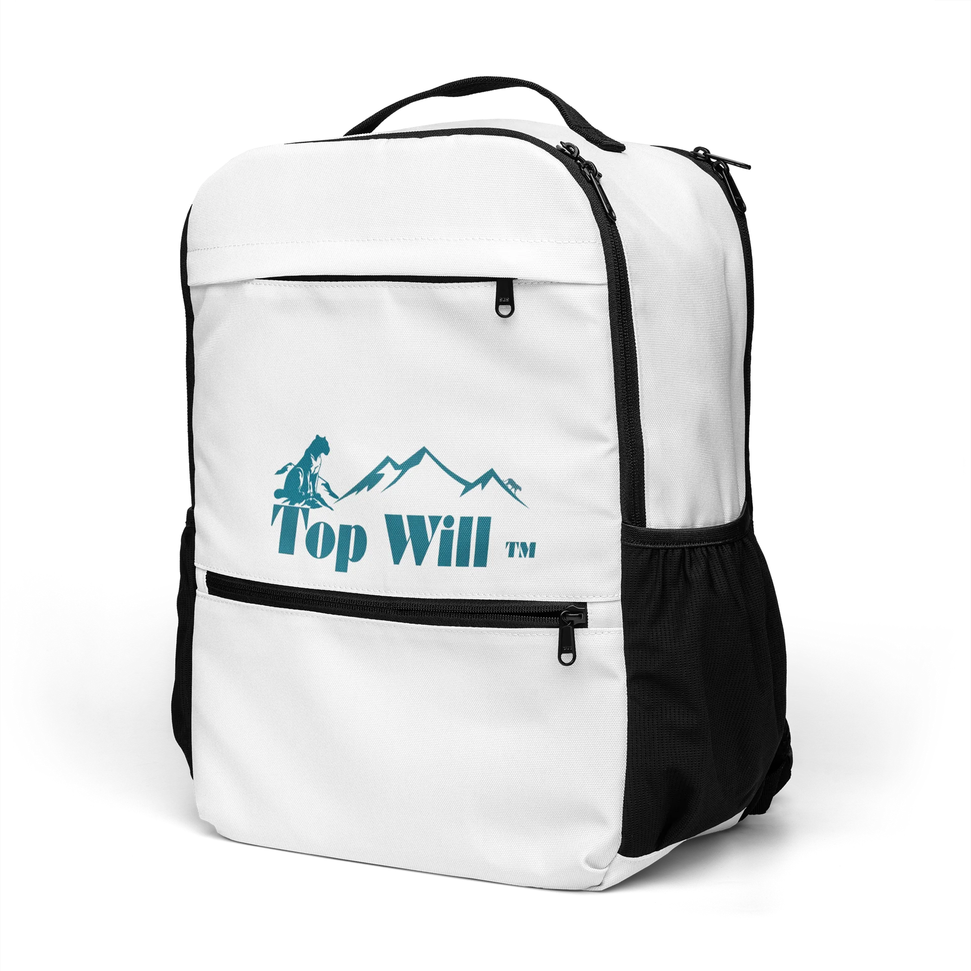 Top Will ™ White & Turquoise Backpack product image (5)