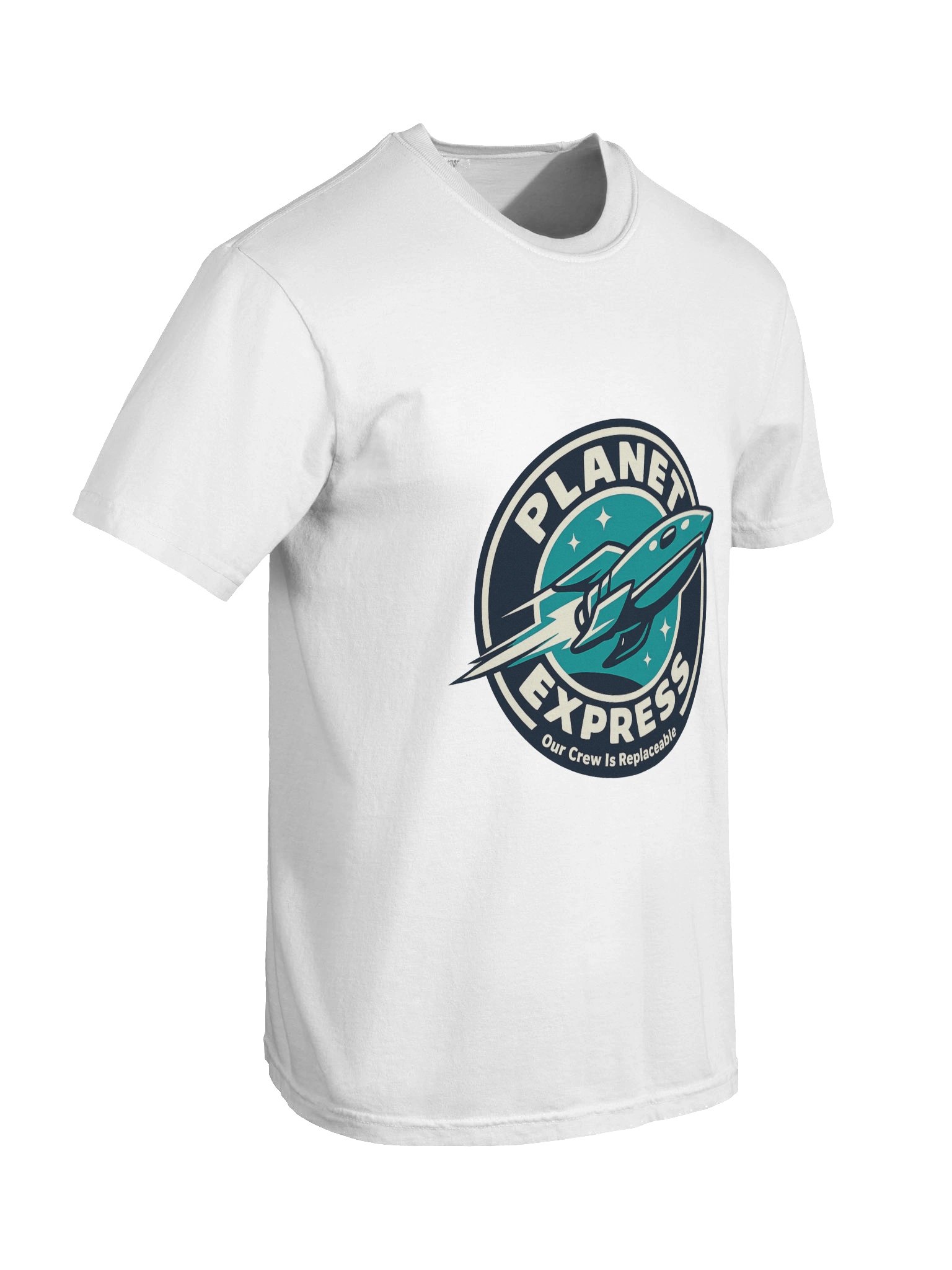 Planet Express-Style Retro Sci-Fi Delivery Tee product image (89)