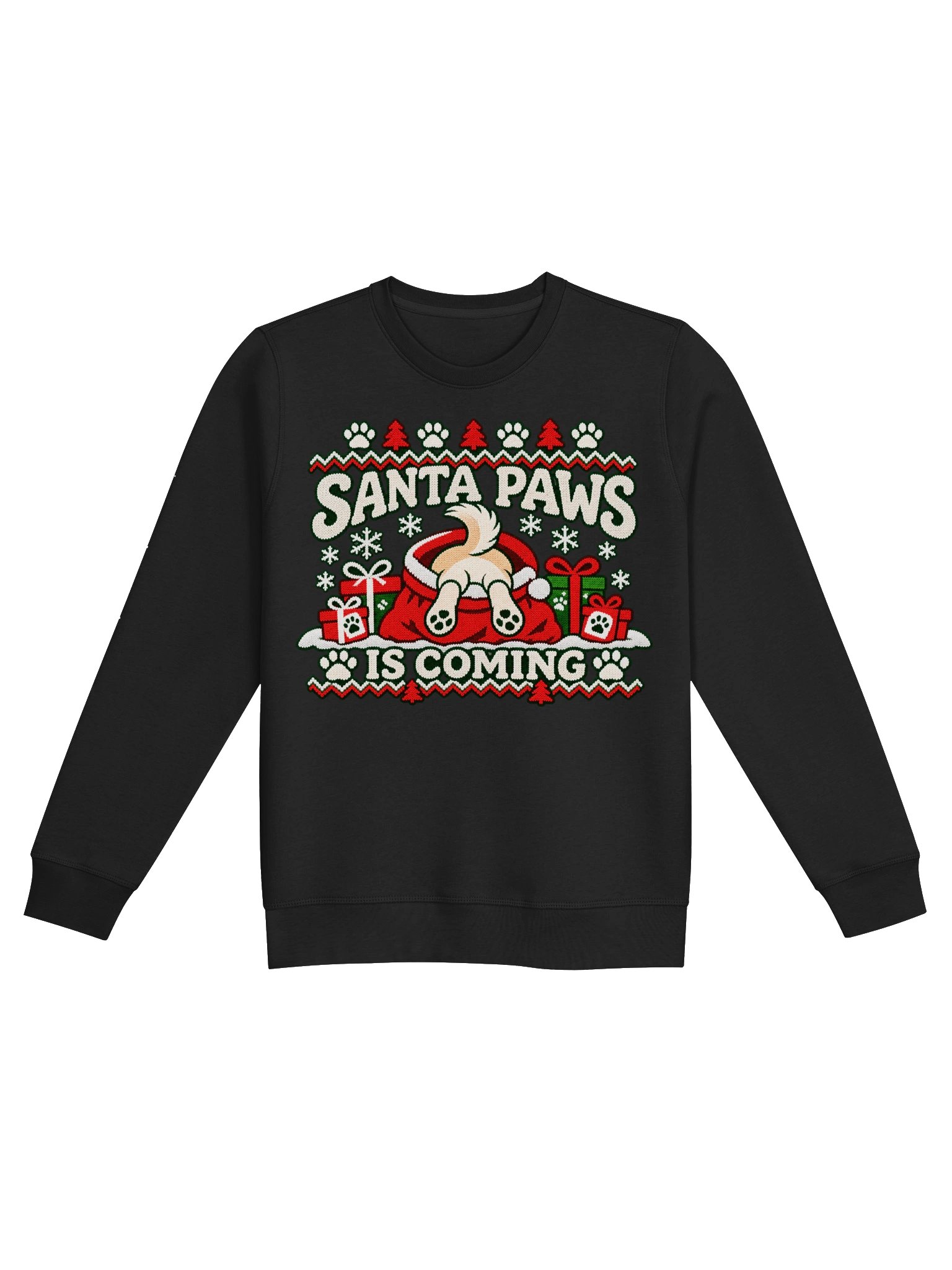 Santa Paws Christmas Sweatshirt product image (3)