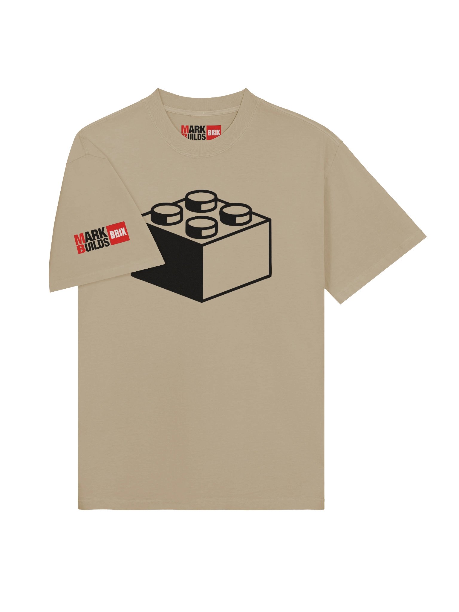 MarkBuildsBRIX 2x2-Brick Vintage T-Shirt product image (3)