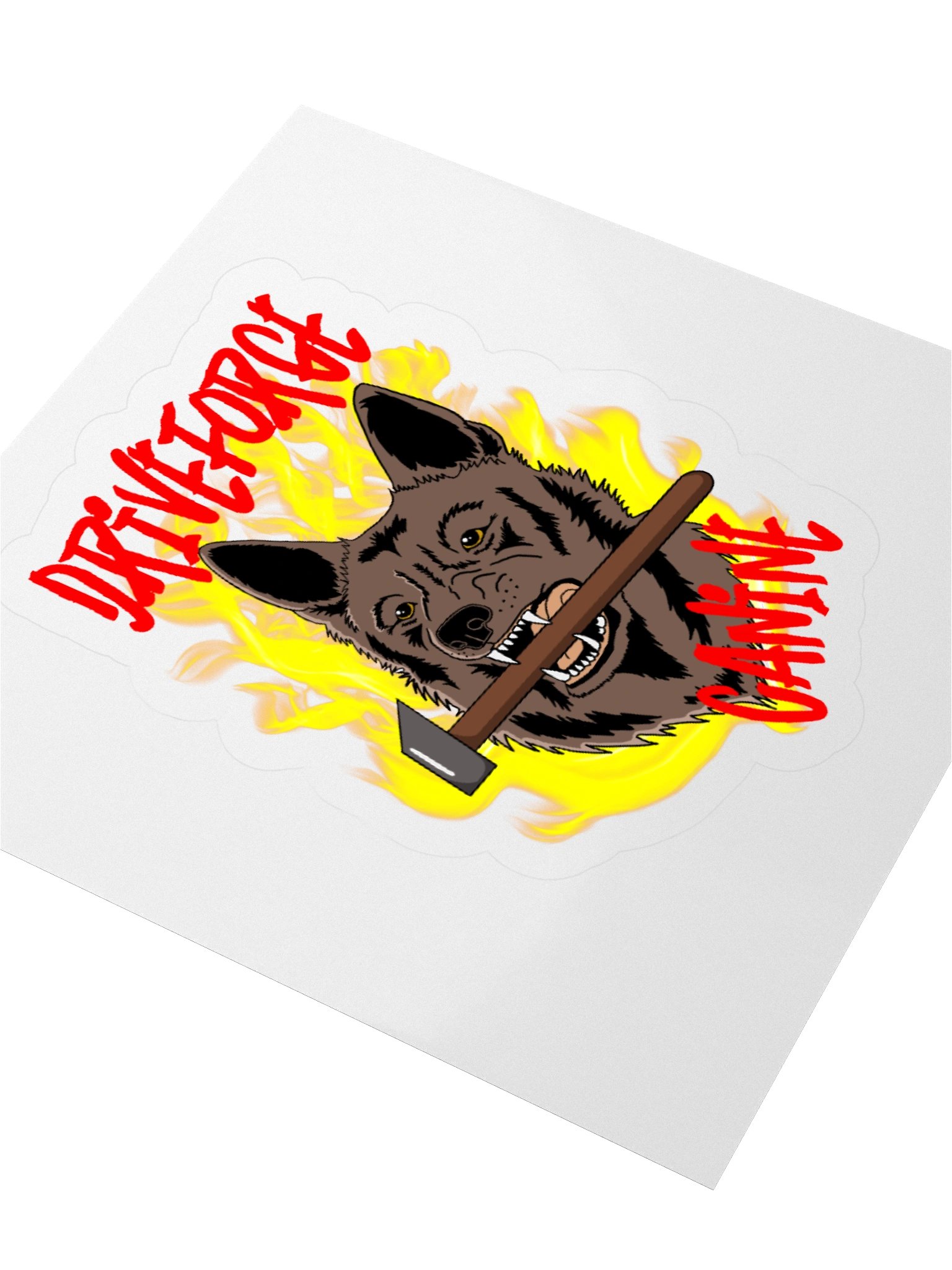 Drive Forge Canine Logo Sticker product image (3)