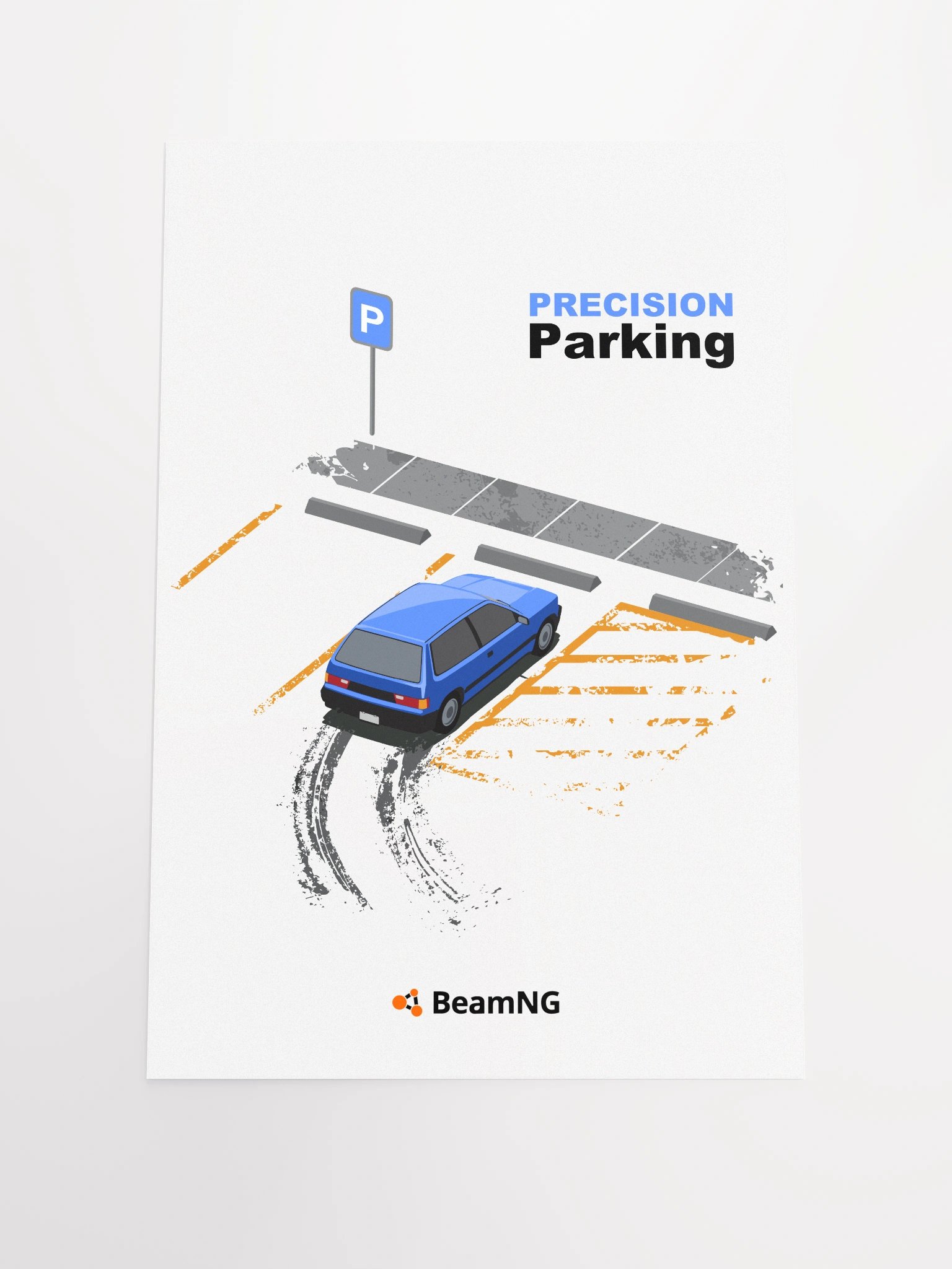 Precision Parking Stylized Poster product image (4)