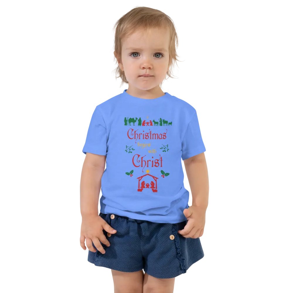 Christmas Begins With Christ Toddler T-Shirt product image (3)