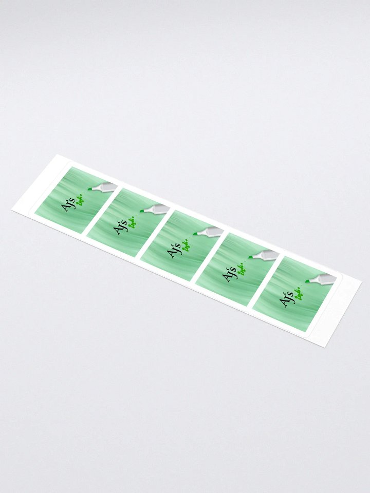 AJ's Ink Kiss Cut Stickers (Set of 5) product image (1)