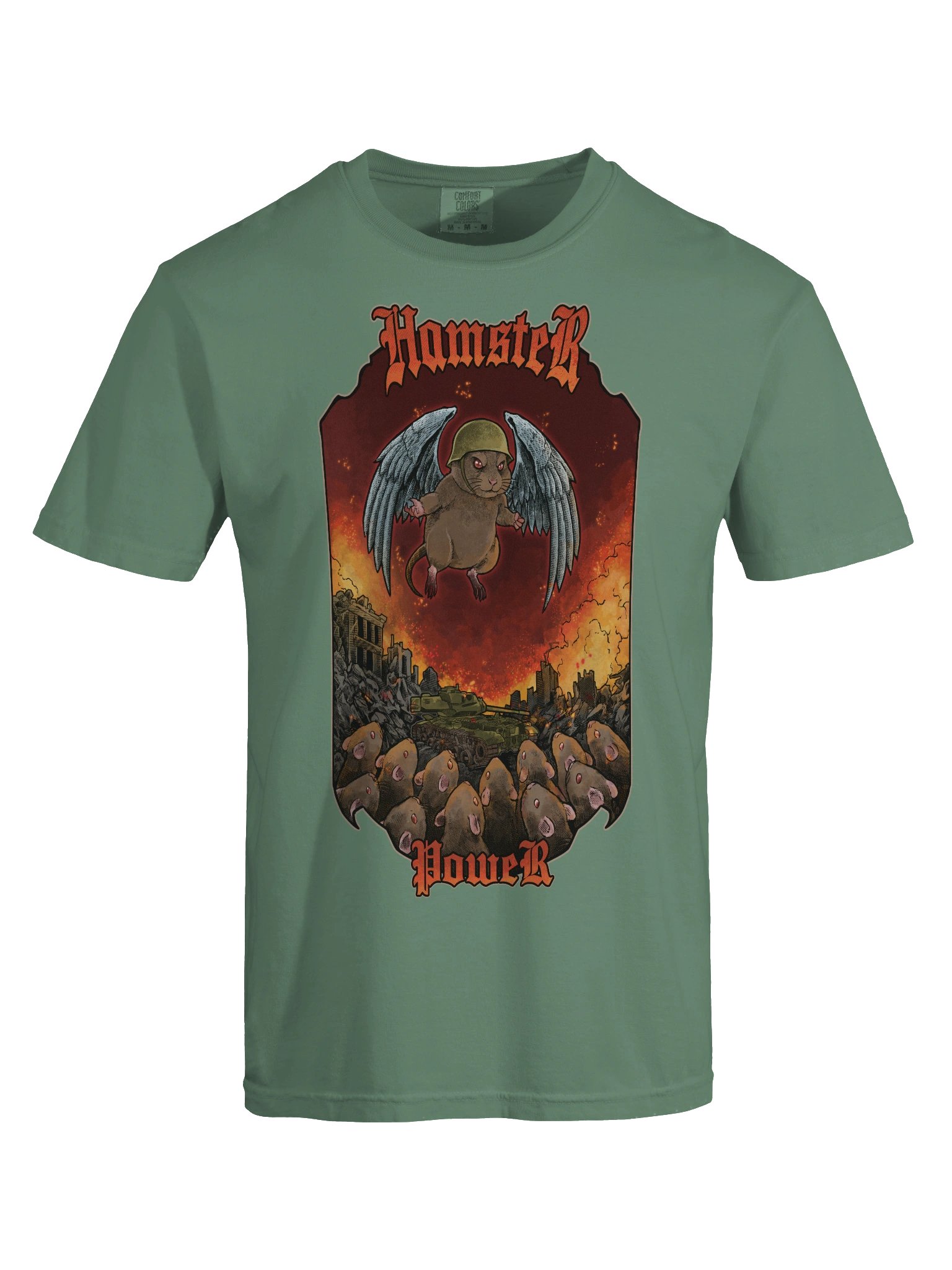 HAMSTER POWER GRAPHIC TEE (Unisex) product image (39)