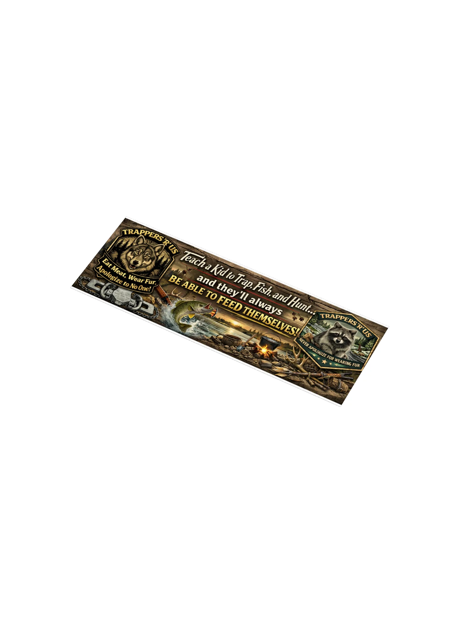 Teach a kid - Bumper sticker product image (1)