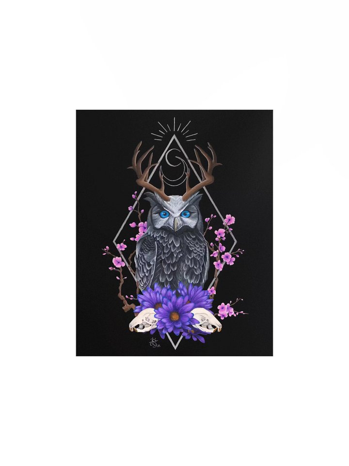 Owlfred Original Art Print product image (1)