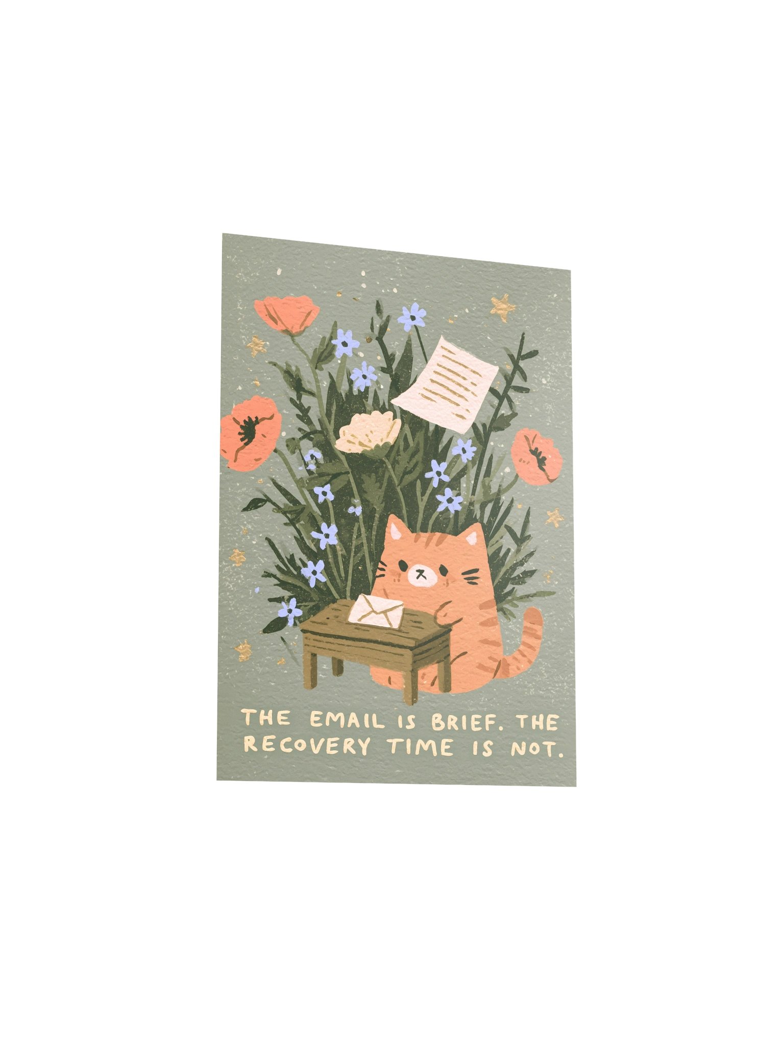The Email Is Brief Cat Poster product image (14)