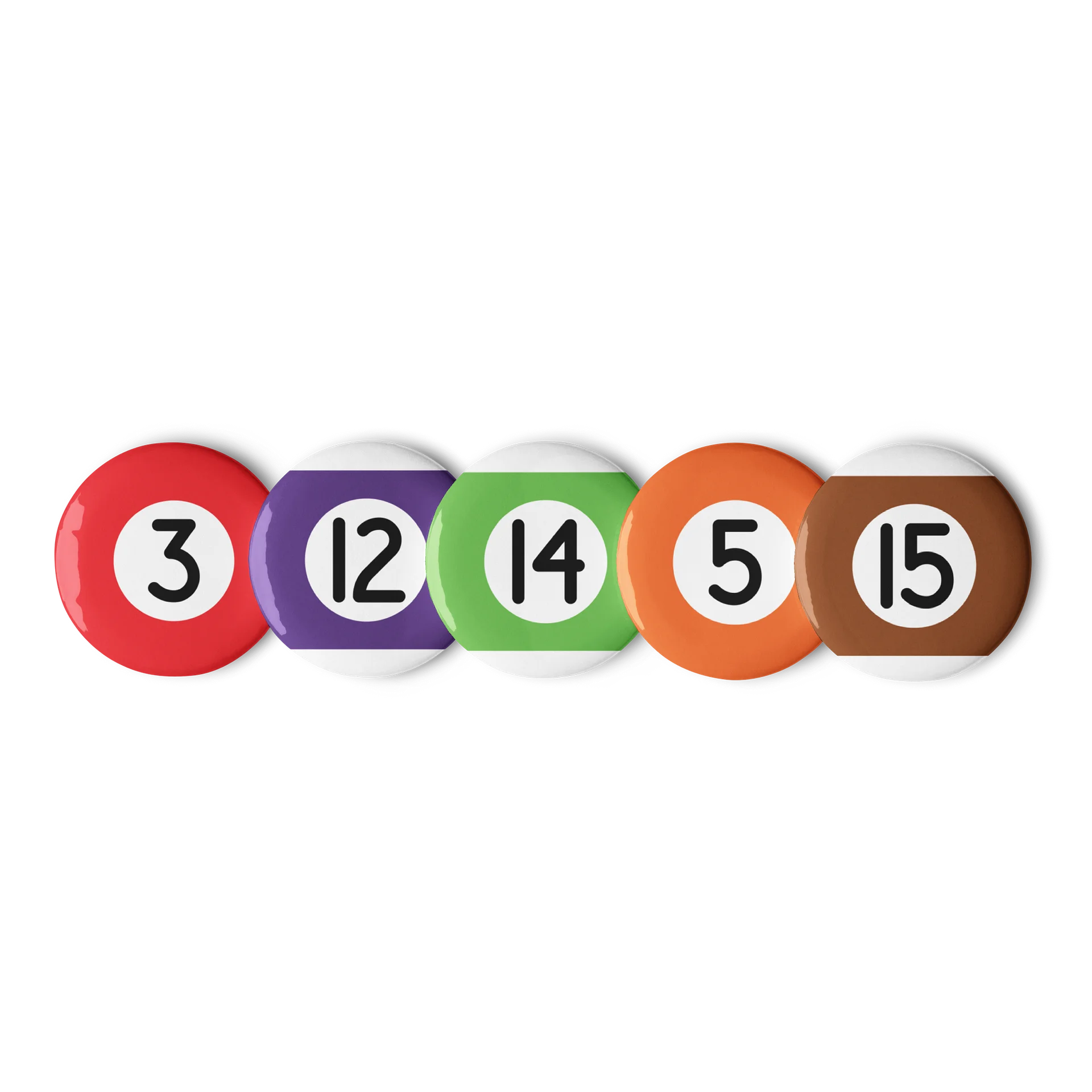 Pool Ball Pins Set C product image (2)
