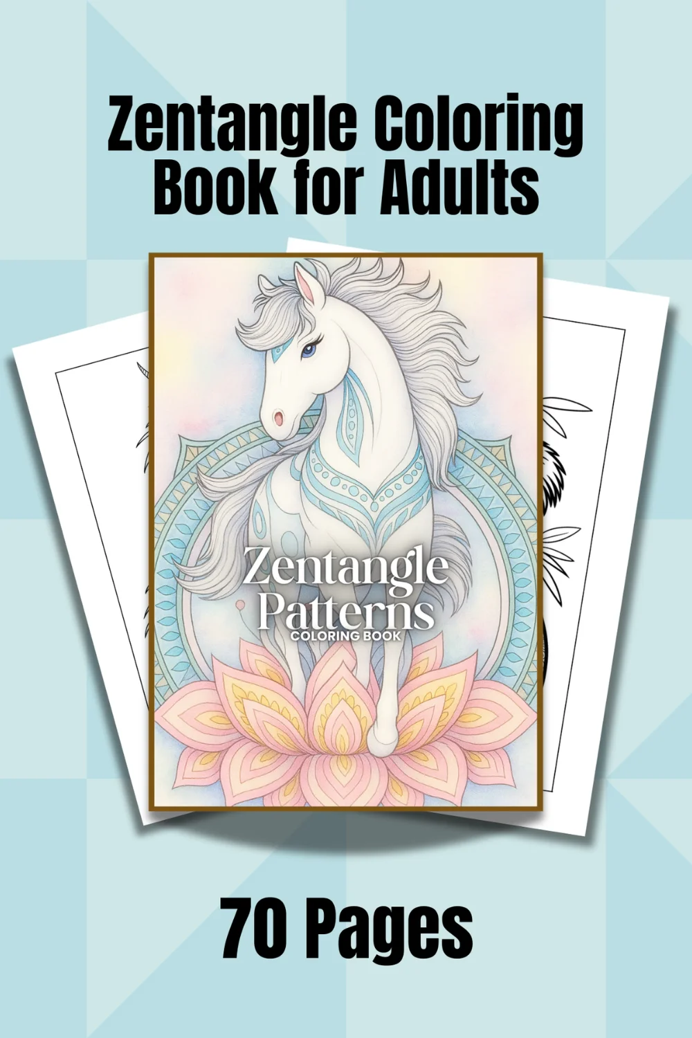 Zentangle Patterns Coloring Book for Adults product image (2)