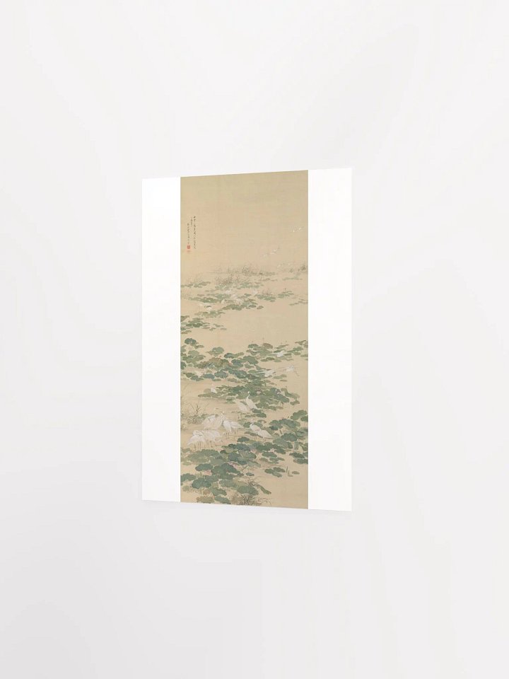 Egrets in a Lotus Pond by Yamamoto Baiitsu product image (2)