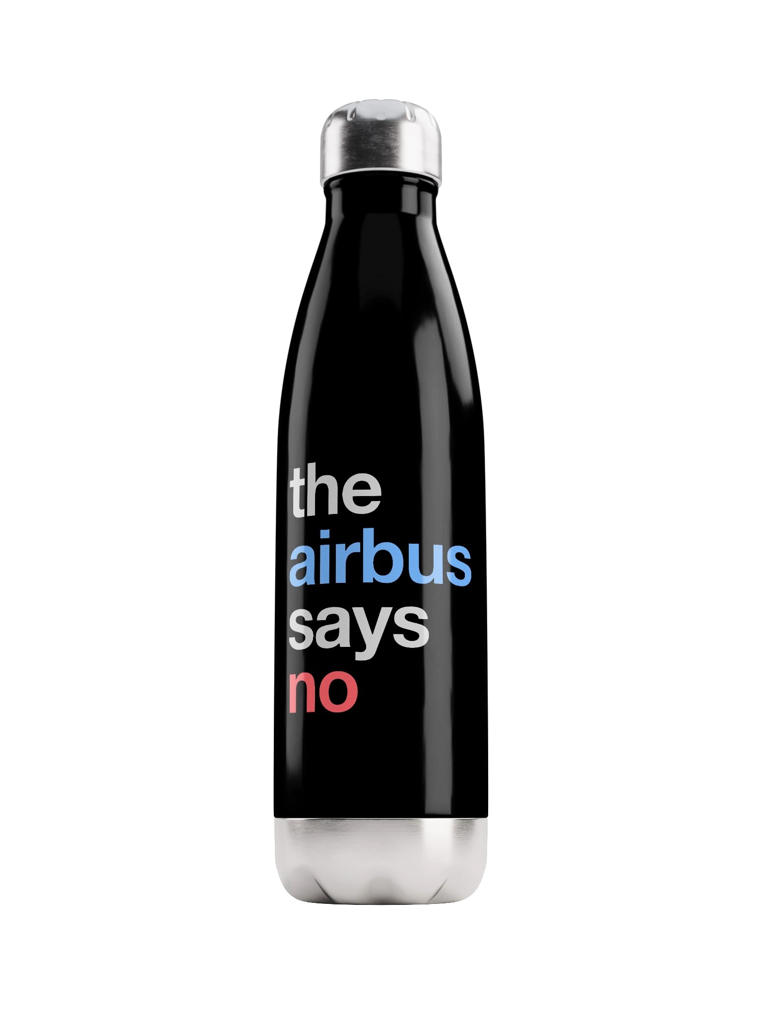 The Airbus Says No Water Bottle product image (1)