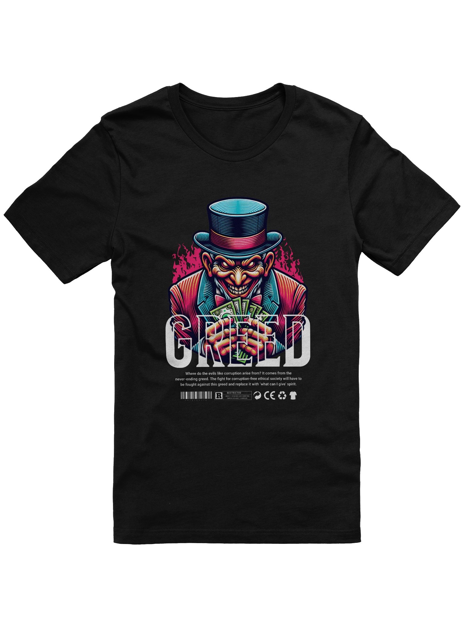Greed's Grin T-Shirt product image (1)