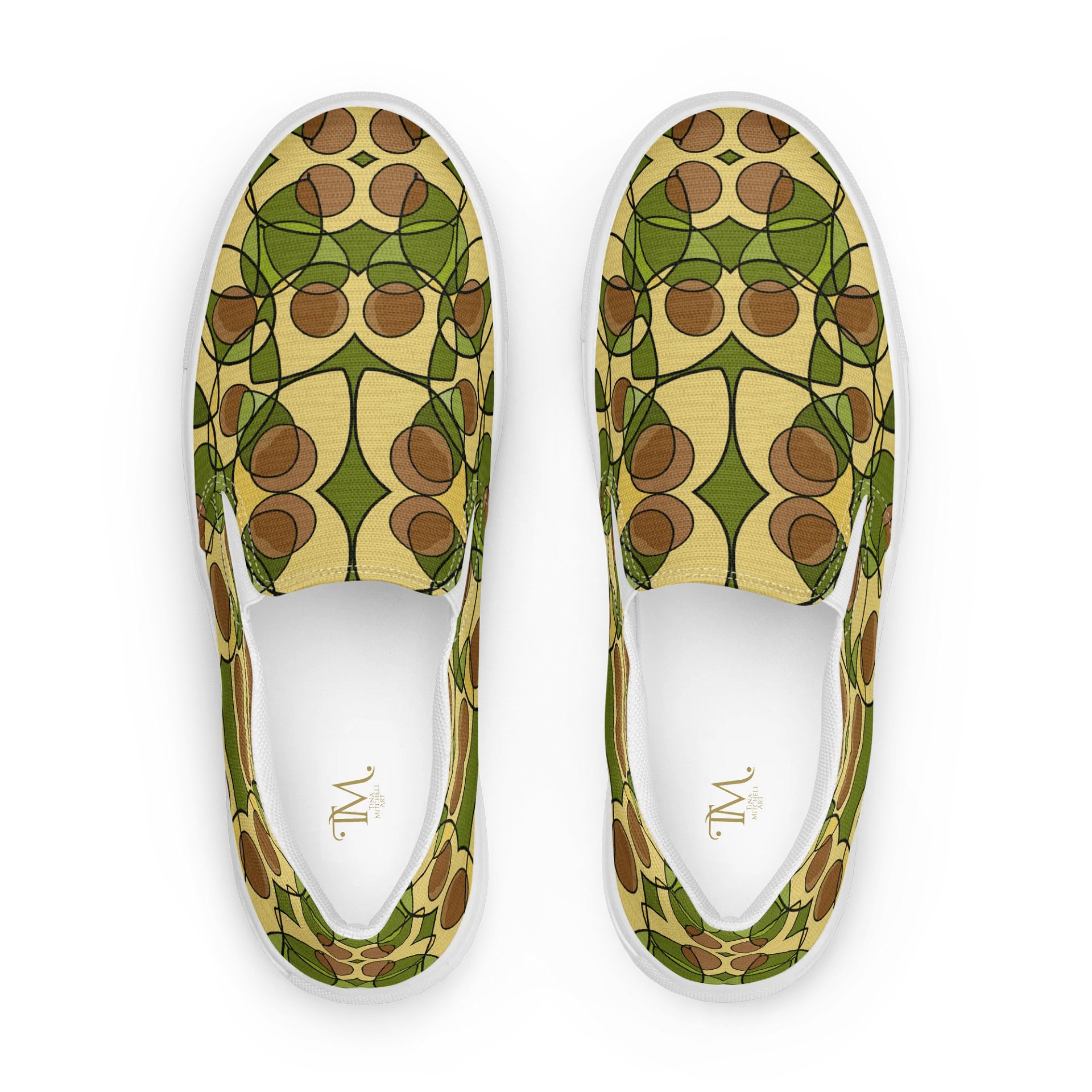 Avocado Reverie – Women's Slip-On Canvas Shoes product image (2)